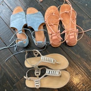 LAST CHANCE Sandals! Bundle of 3